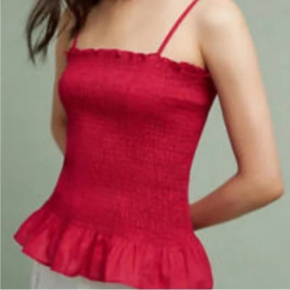 Anthropologie Maeve Echuca smocked top (New Small)